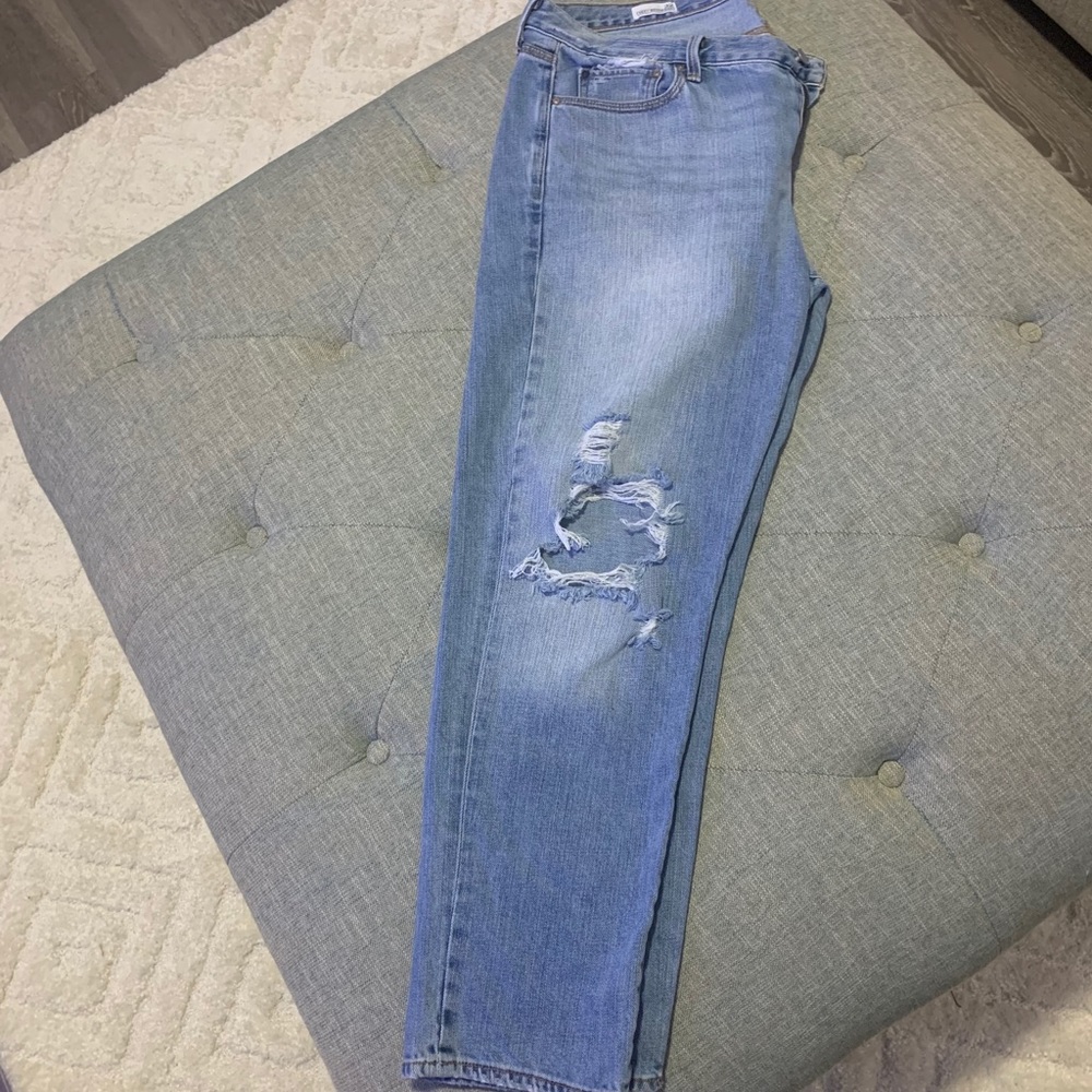 Gap Sexy Boyfriend Ripped Jeans